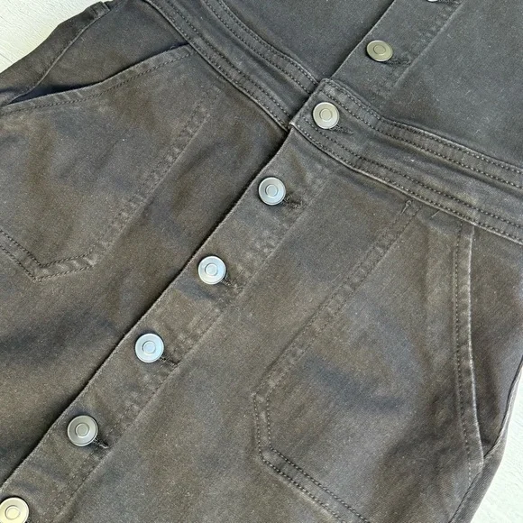 Fashion Nova Always Amy Denim Overall Skirt Dress XS - Picture 6 of 7